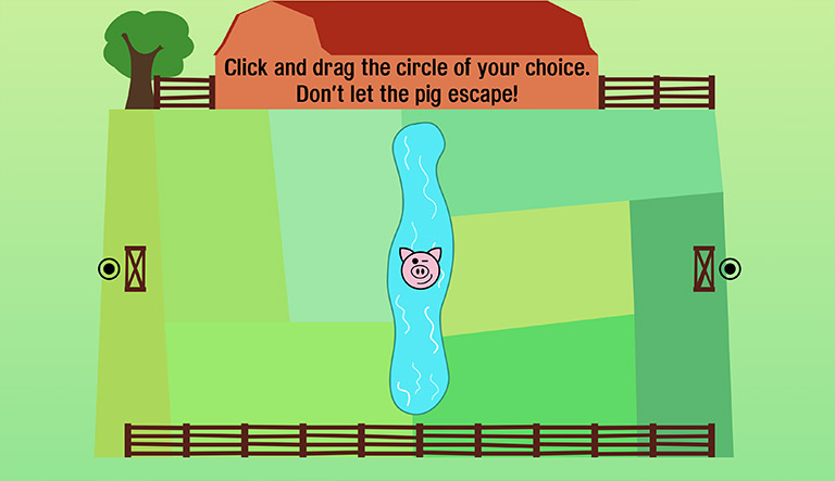 Screenshot of the Pig-Pong project.